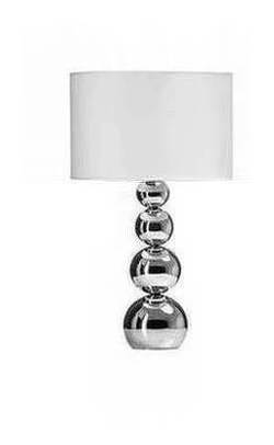 Cameo Touch Table Lamp with White Shade
